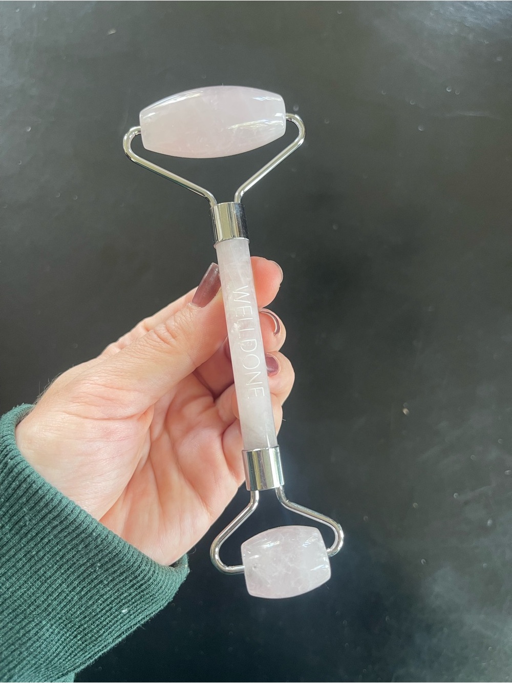 Anthropologie The Well Done Crystal Facial Roller